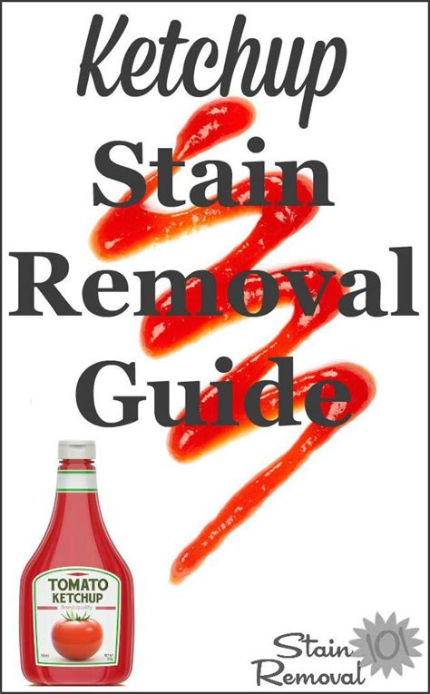 remove ketchup stain from carpet.